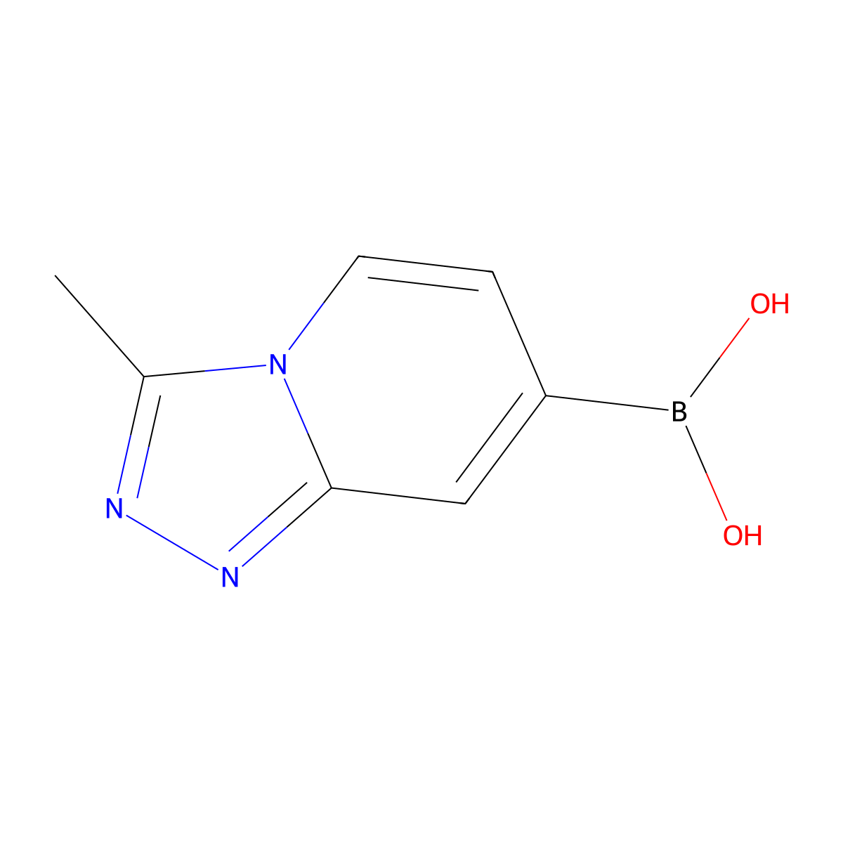 {3-Methyl-[1,2,4]triazolo[4,3-a]pyridin-7-yl}boronic acid molecular structure, CAS 1471260-44-2