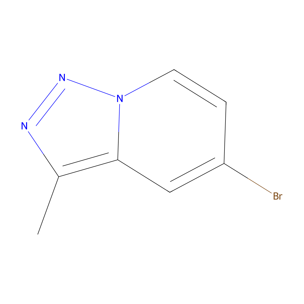 5-Bromo-3-methyl-[1,2,3]triazolo[1,5-a]pyridine molecular structure, CAS 1471260-52-2