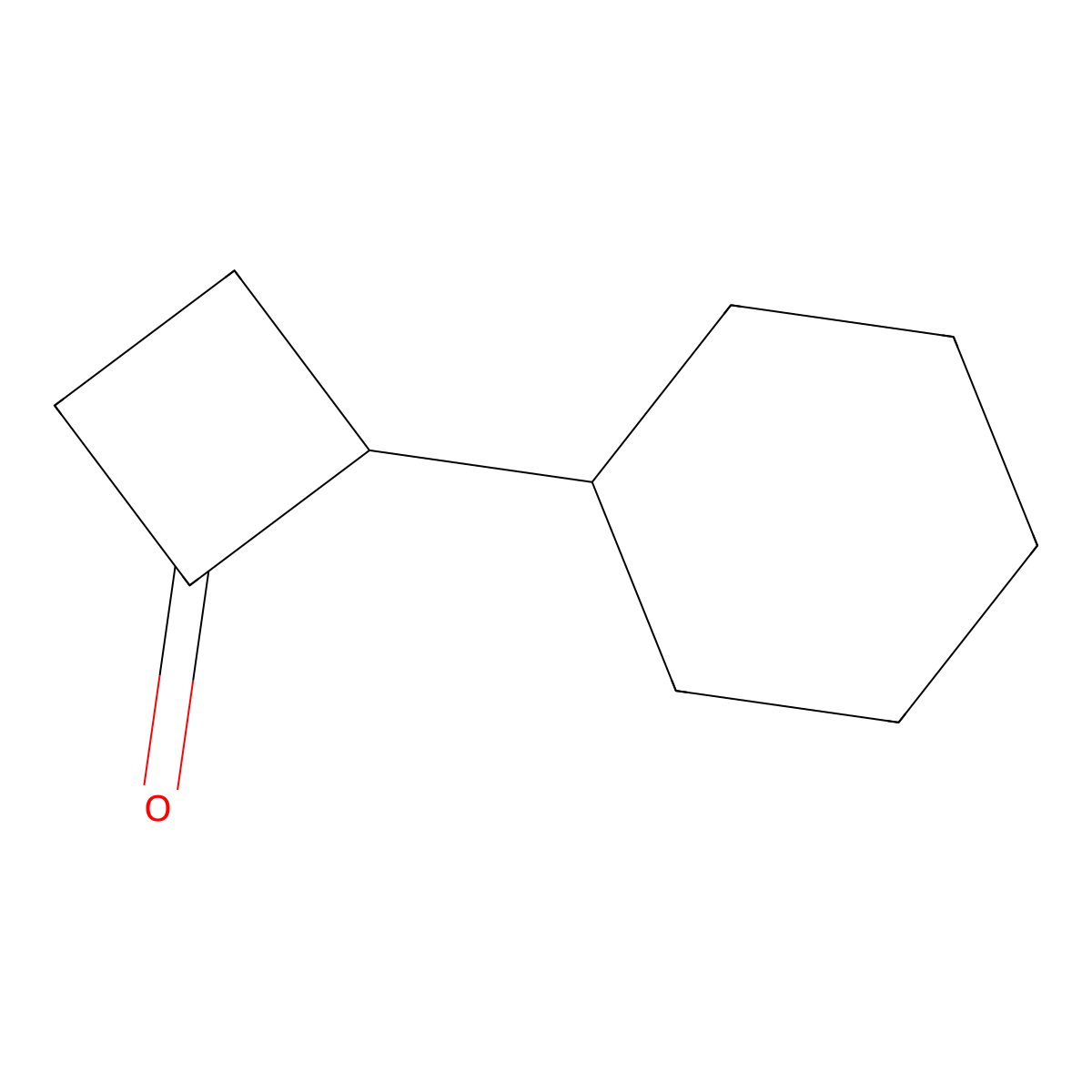 2-Cyclohexylcyclobutanone molecular structure, CAS 147133-34-4