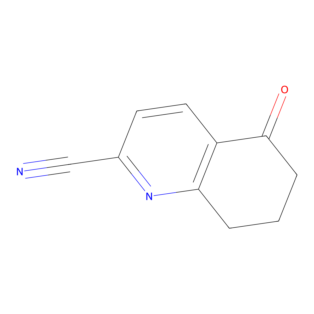 5-Oxo-5,6,7,8-tetrahydroquinoline-2-carbonitrile molecular structure, CAS 1471468-84-4