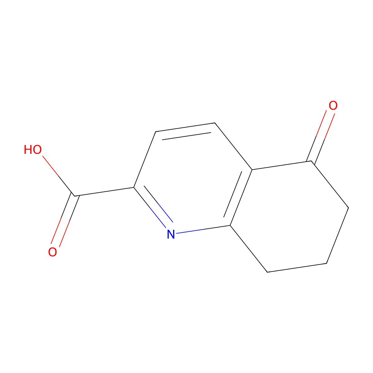 5-Oxo-5,6,7,8-tetrahydroquinoline-2-carboxylic acid molecular structure, CAS 1471468-86-6