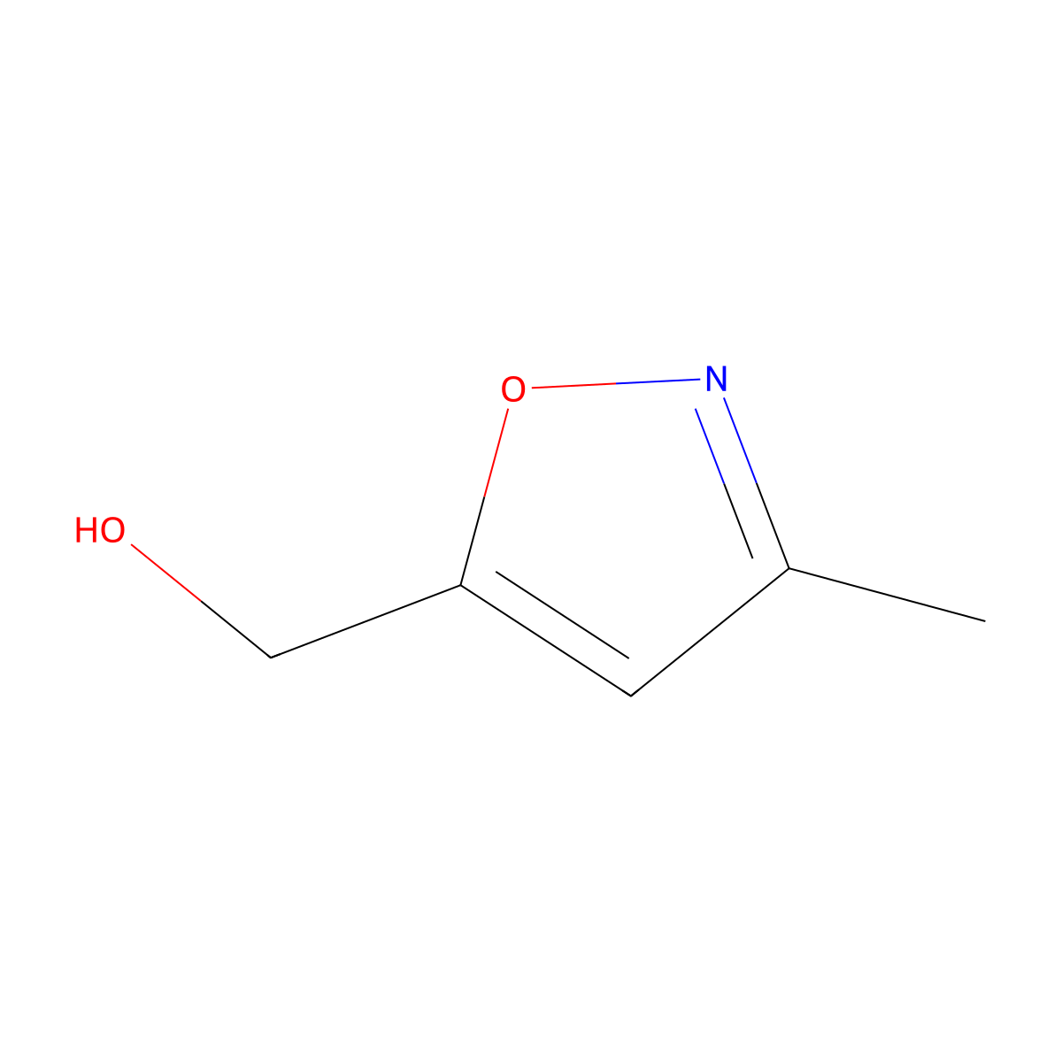 (3-Methylisoxazol-5-yl)methanol molecular structure, CAS 14716-89-3