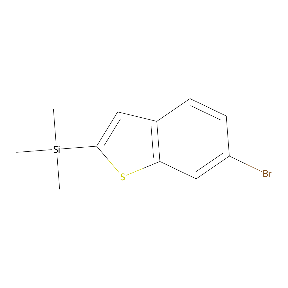 6-Bromo-2-(trimethylsilyl)benzo[b]thiophene molecular structure, CAS 1471990-42-7