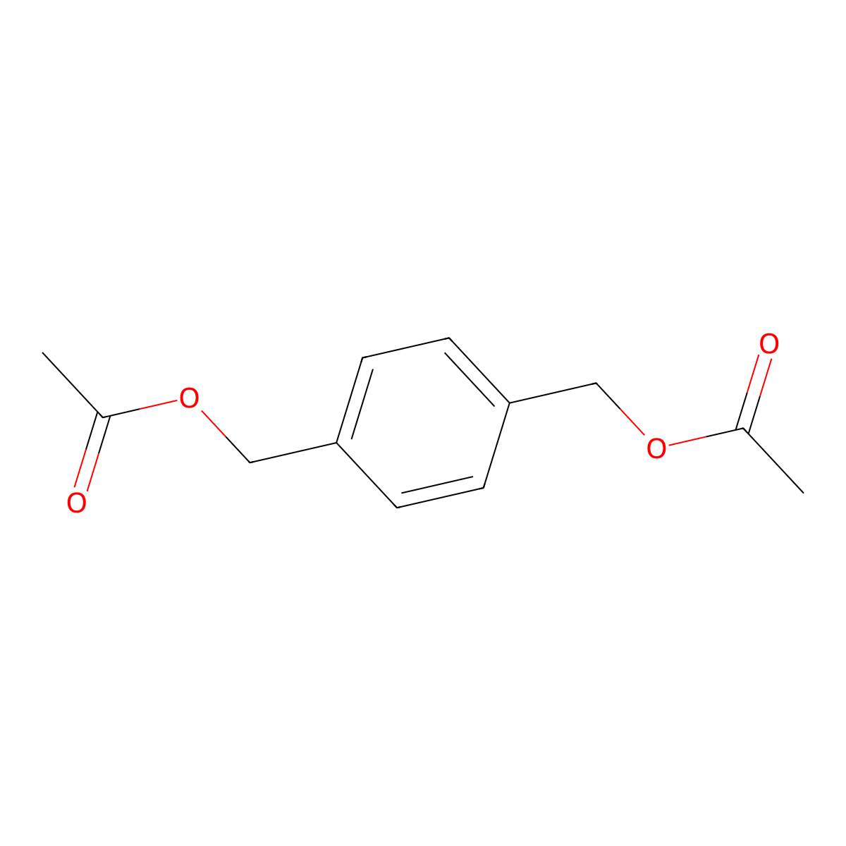p-Xylylene diacetate molecular structure, CAS 14720-70-8