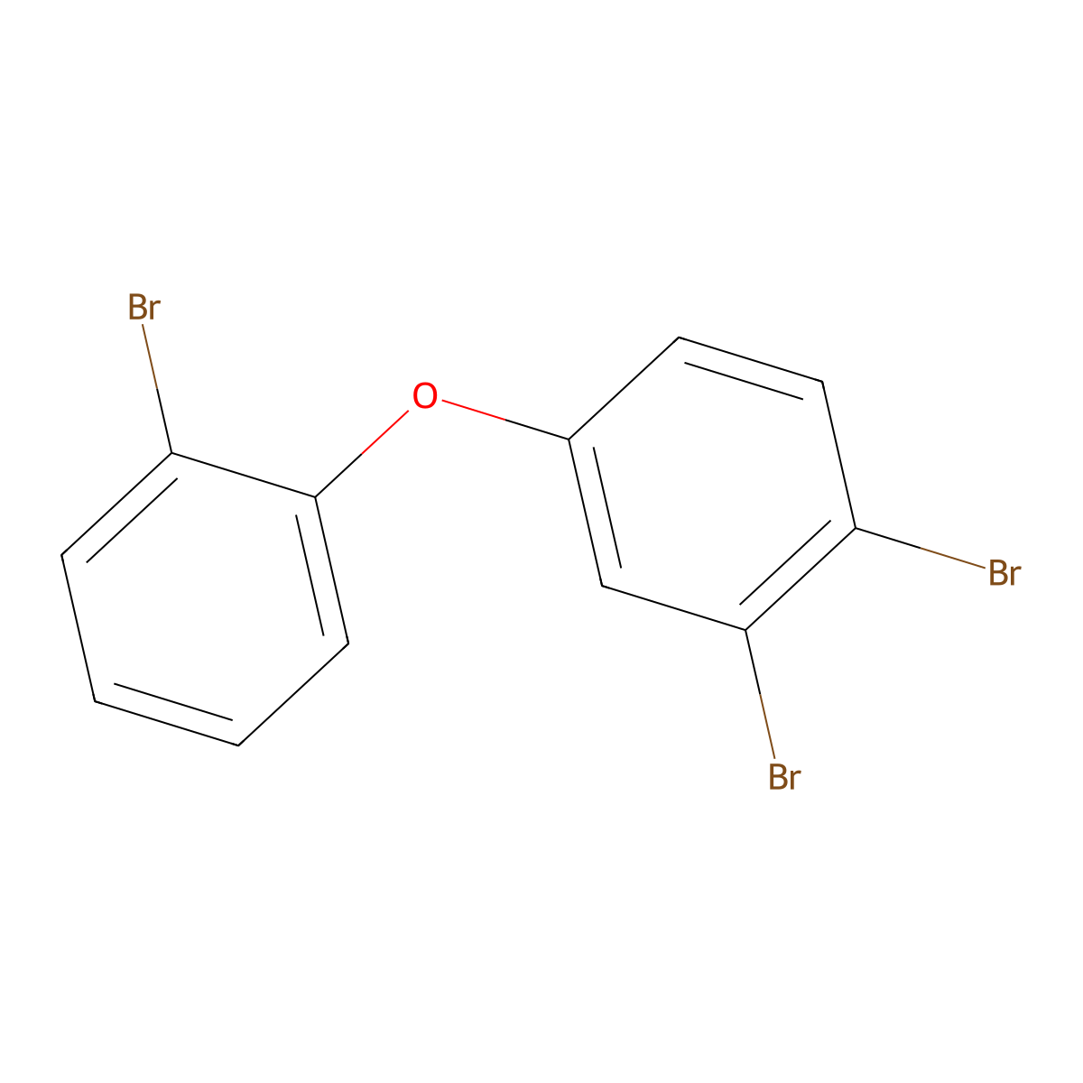 Tribromodiphenyl ether (mixed isomers) molecular structure, CAS 147217-78-5