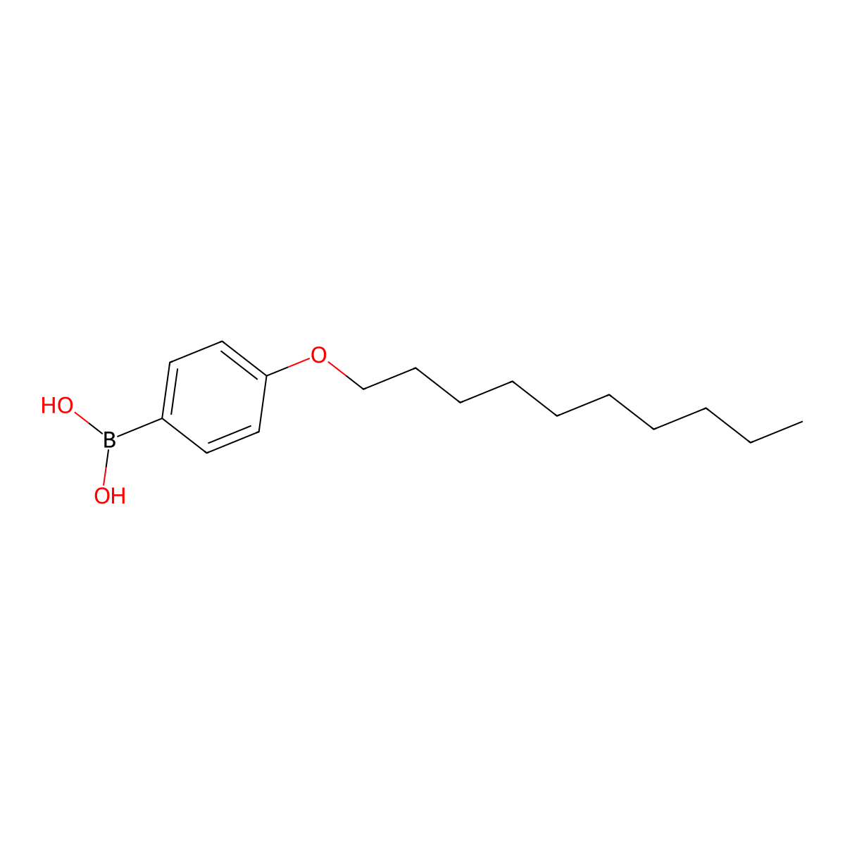 (4-(Decyloxy)phenyl)boronic acid molecular structure, CAS 147222-99-9