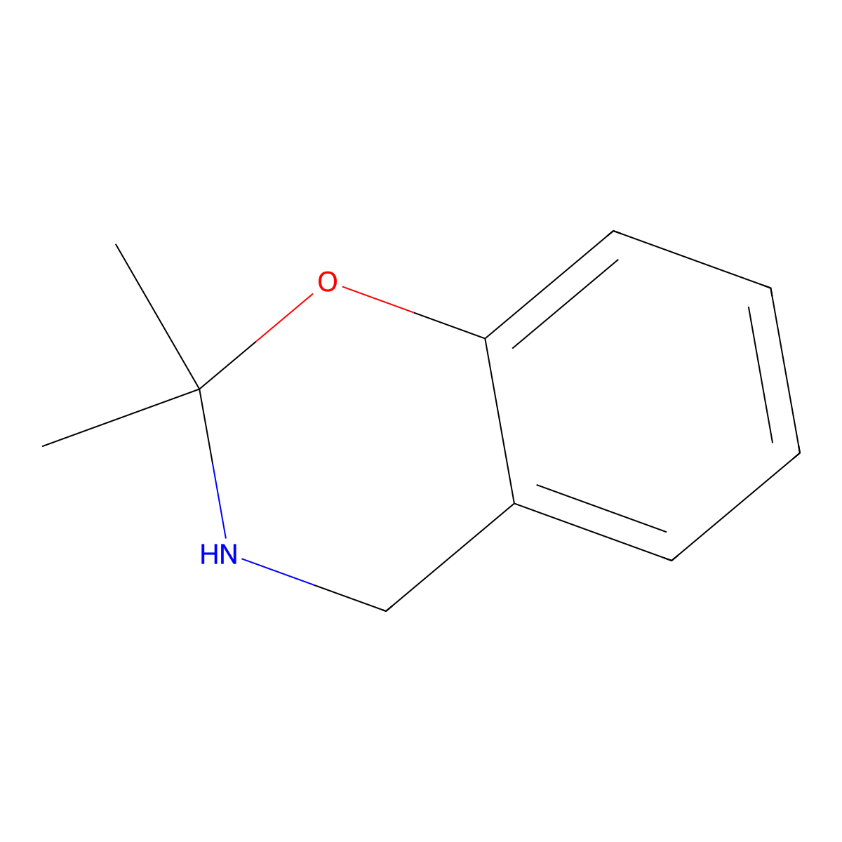 2,2-dimethyl-3,4-dihydro-2H-benzo[e][1,3]oxazine molecular structure, CAS 14723-39-8