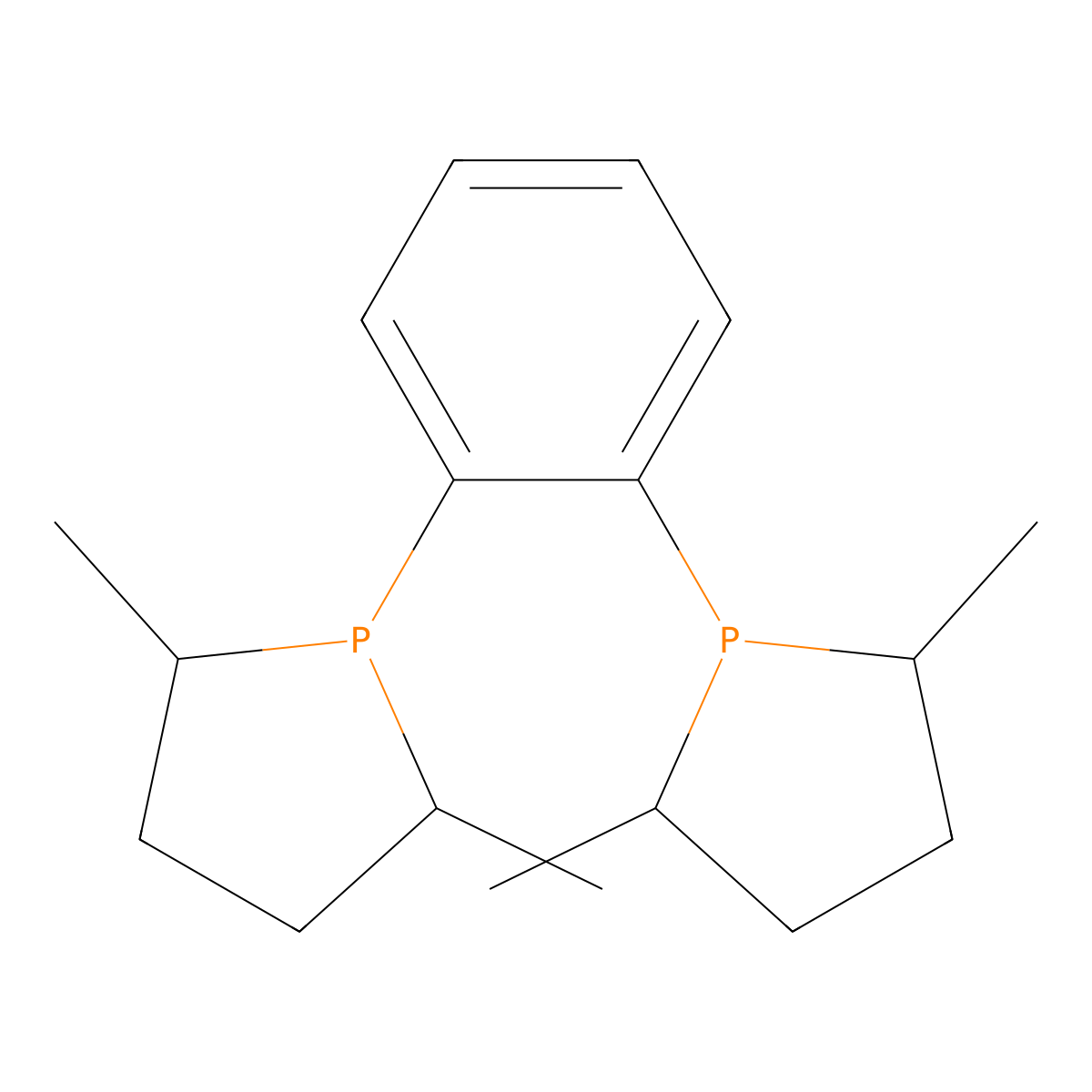 Methyl-duphos, (R,R)- molecular structure, CAS 147253-67-6