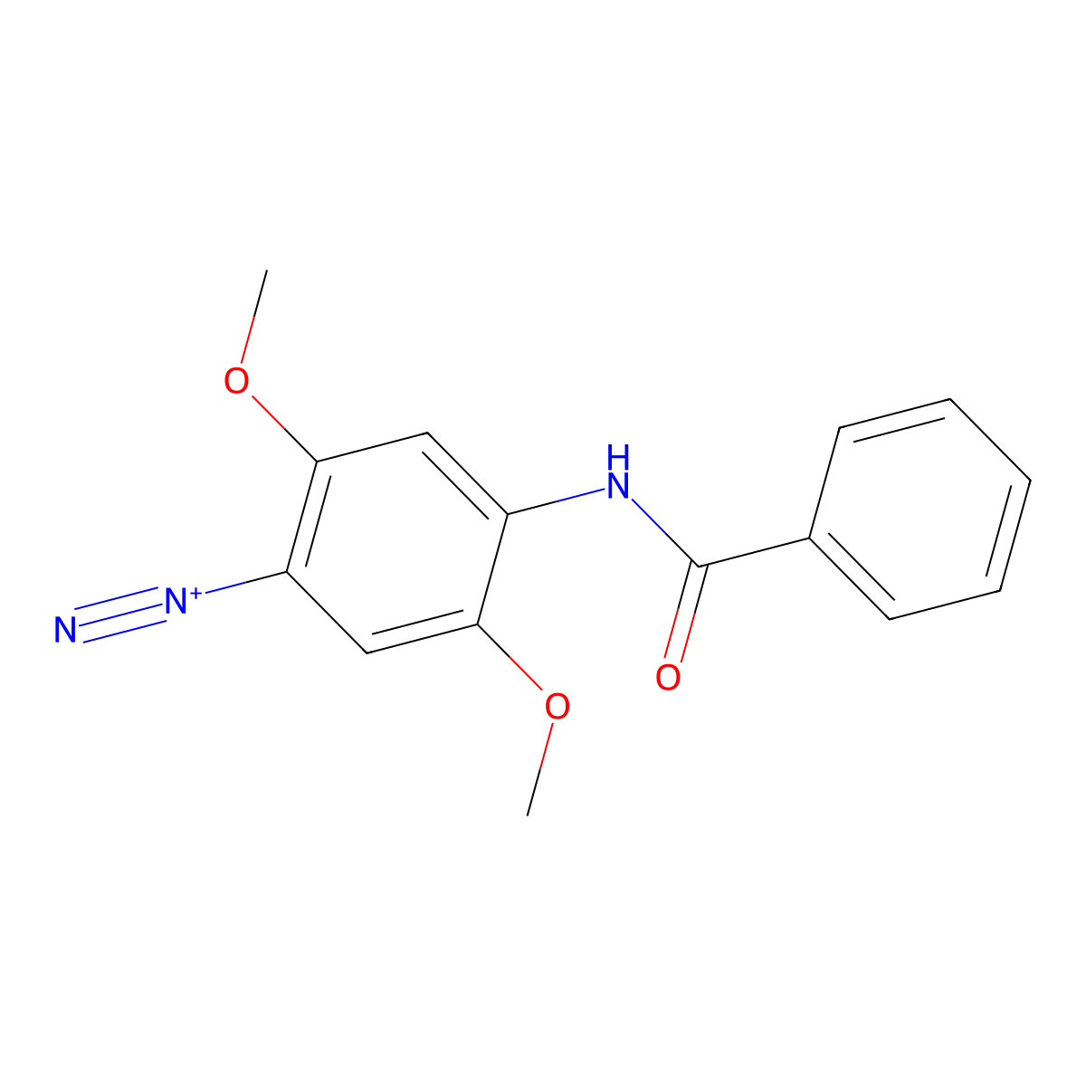 Fast Blue RR molecular structure, CAS 14726-29-5