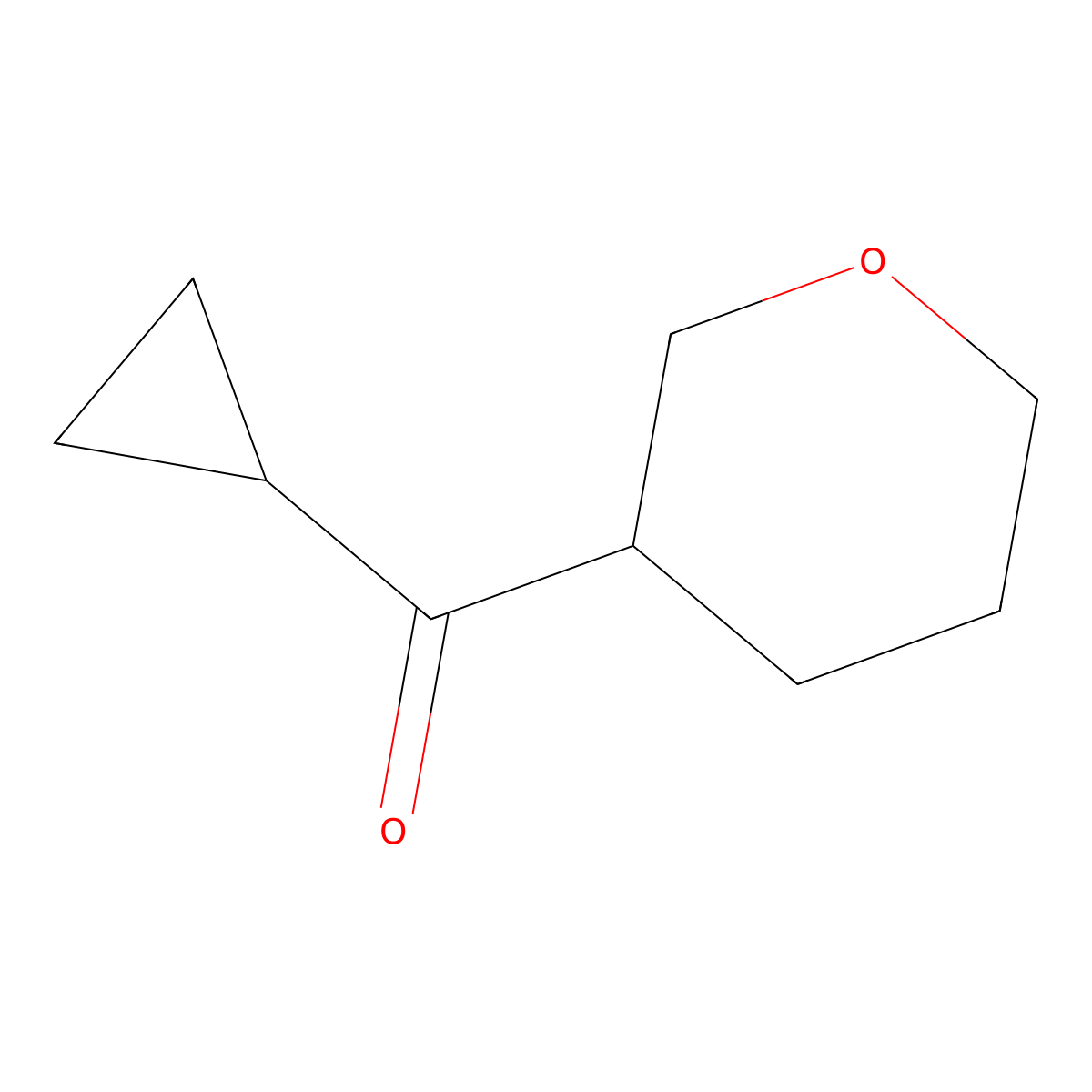 3-Cyclopropanecarbonyloxane molecular structure, CAS 1472668-82-8