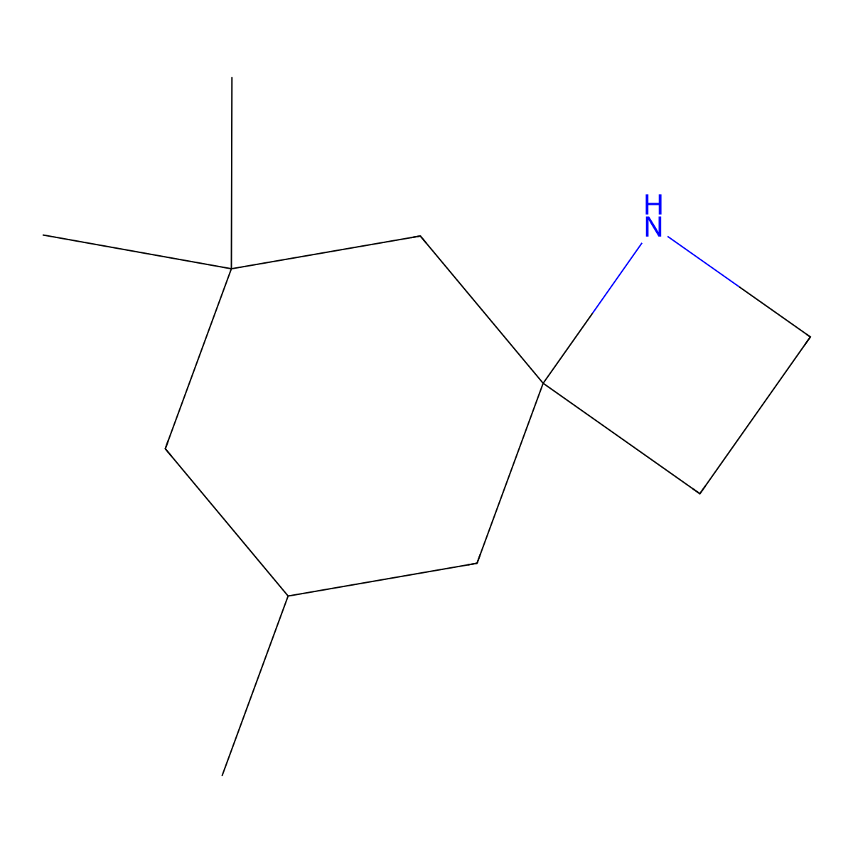 6,6,8-Trimethyl-1-azaspiro[3.5]nonane molecular structure, CAS 1472685-53-2