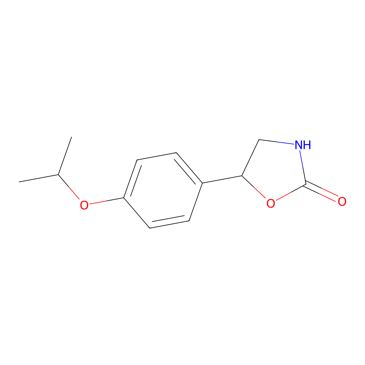 5-(4-Isopropoxyphenyl)oxazolidin-2-one molecular structure, CAS 1472749-61-3