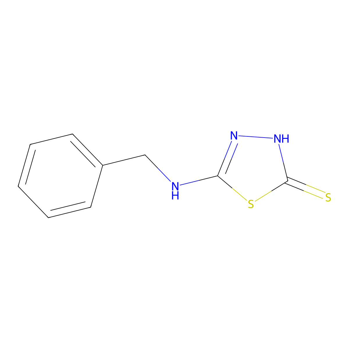 5-(Benzylamino)-1,3,4-thiadiazole-2-thiol molecular structure, CAS 14731-27-2