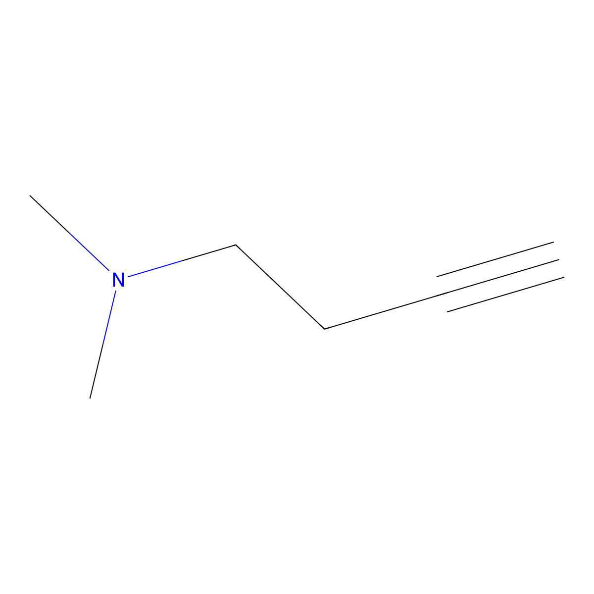 (But-3-yn-1-yl)dimethylamine molecular structure, CAS 14731-37-4