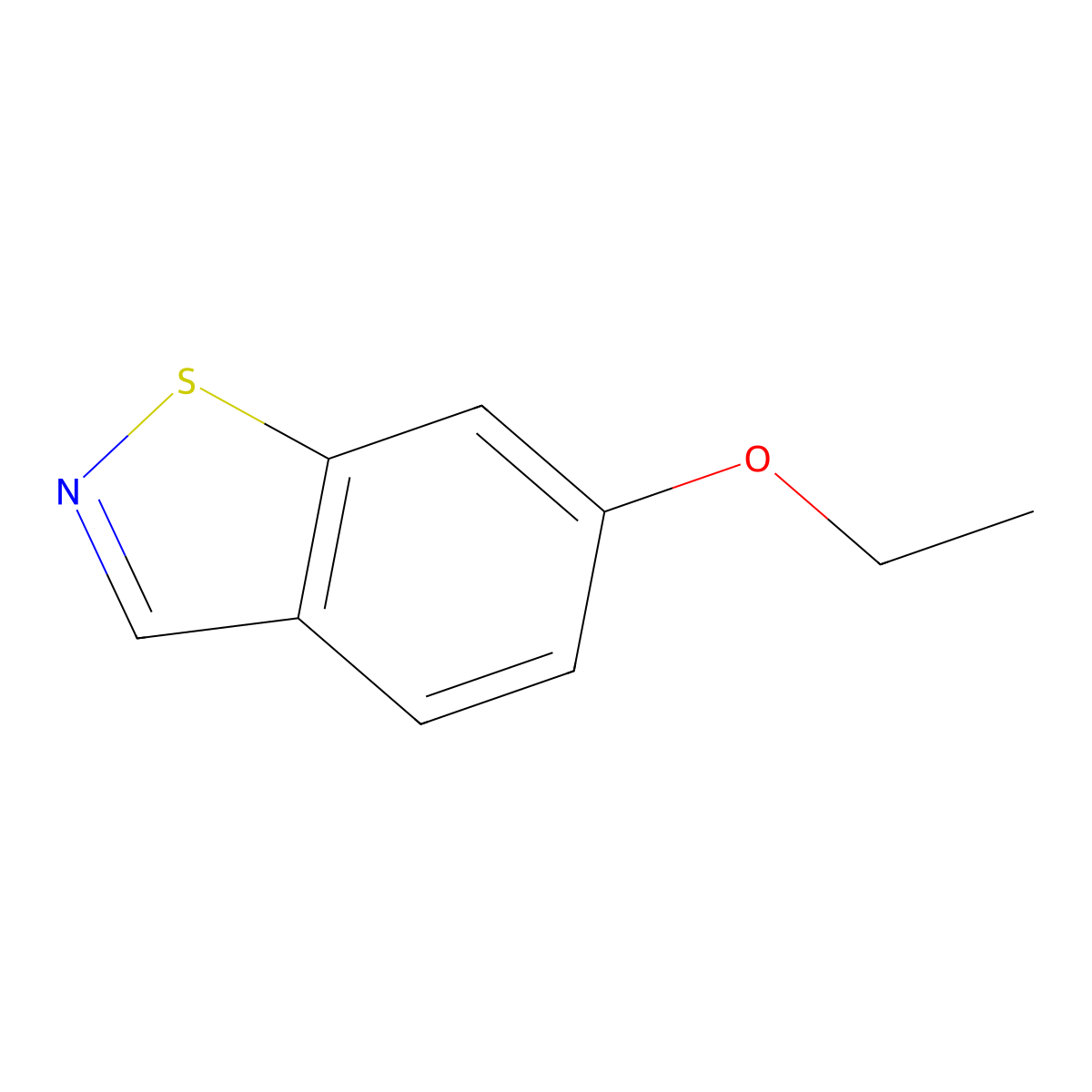 6-Ethoxybenzo[d]isothiazole molecular structure, CAS 147317-54-2