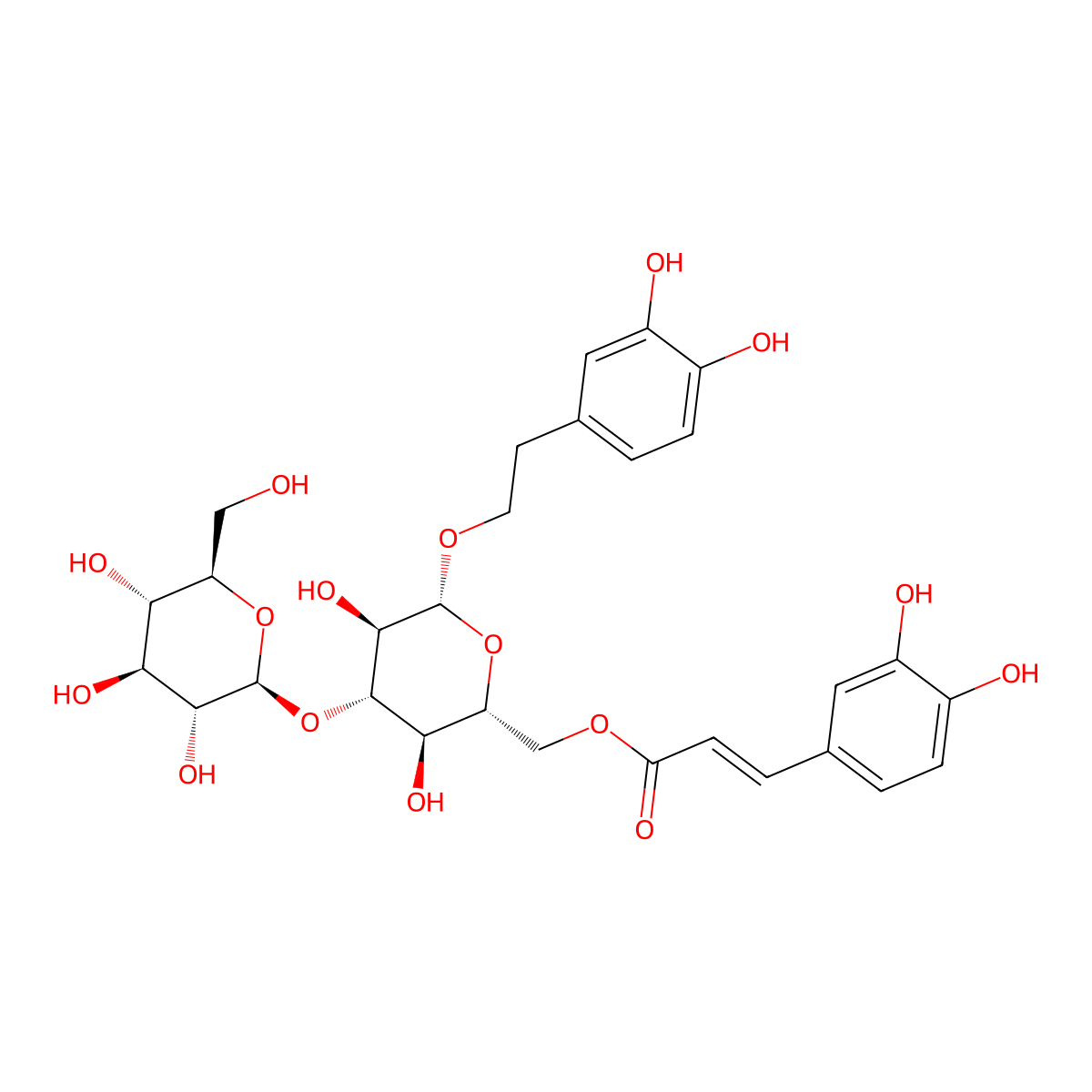 Plantainoside D molecular structure, CAS 147331-98-4