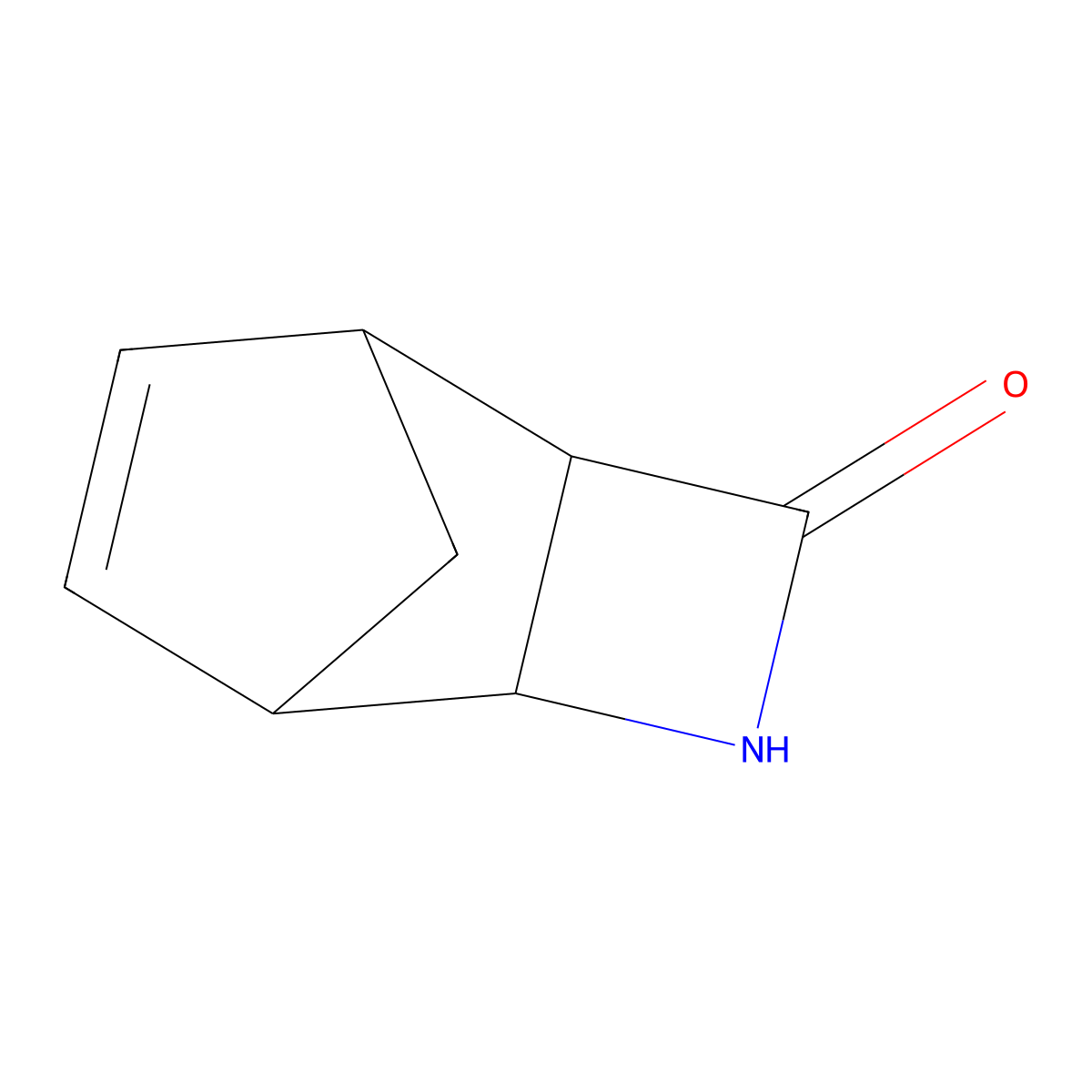 3-Azatricyclo[4.2.1.02,5]non-7-en-4-one molecular structure, CAS 14735-70-7