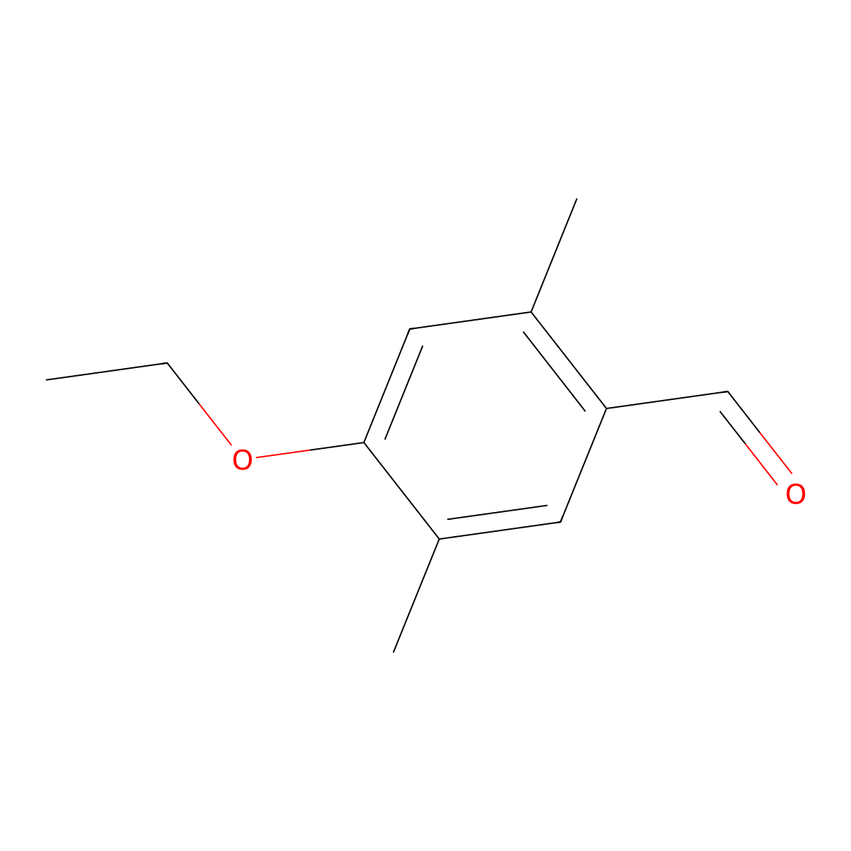 4-Ethoxy-2,5-dimethylbenzaldehyde molecular structure, CAS 147351-65-3