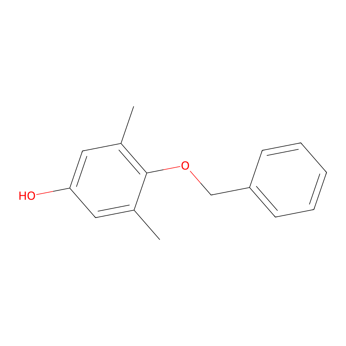 4-(Benzyloxy)-3,5-dimethylphenol molecular structure, CAS 147351-66-4