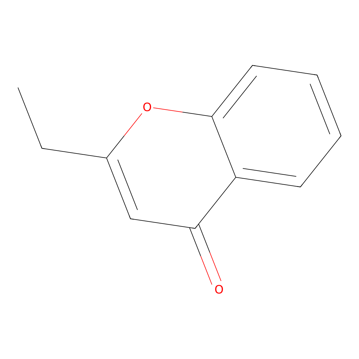 2-ethyl-4H-chromen-4-one molecular structure, CAS 14736-30-2