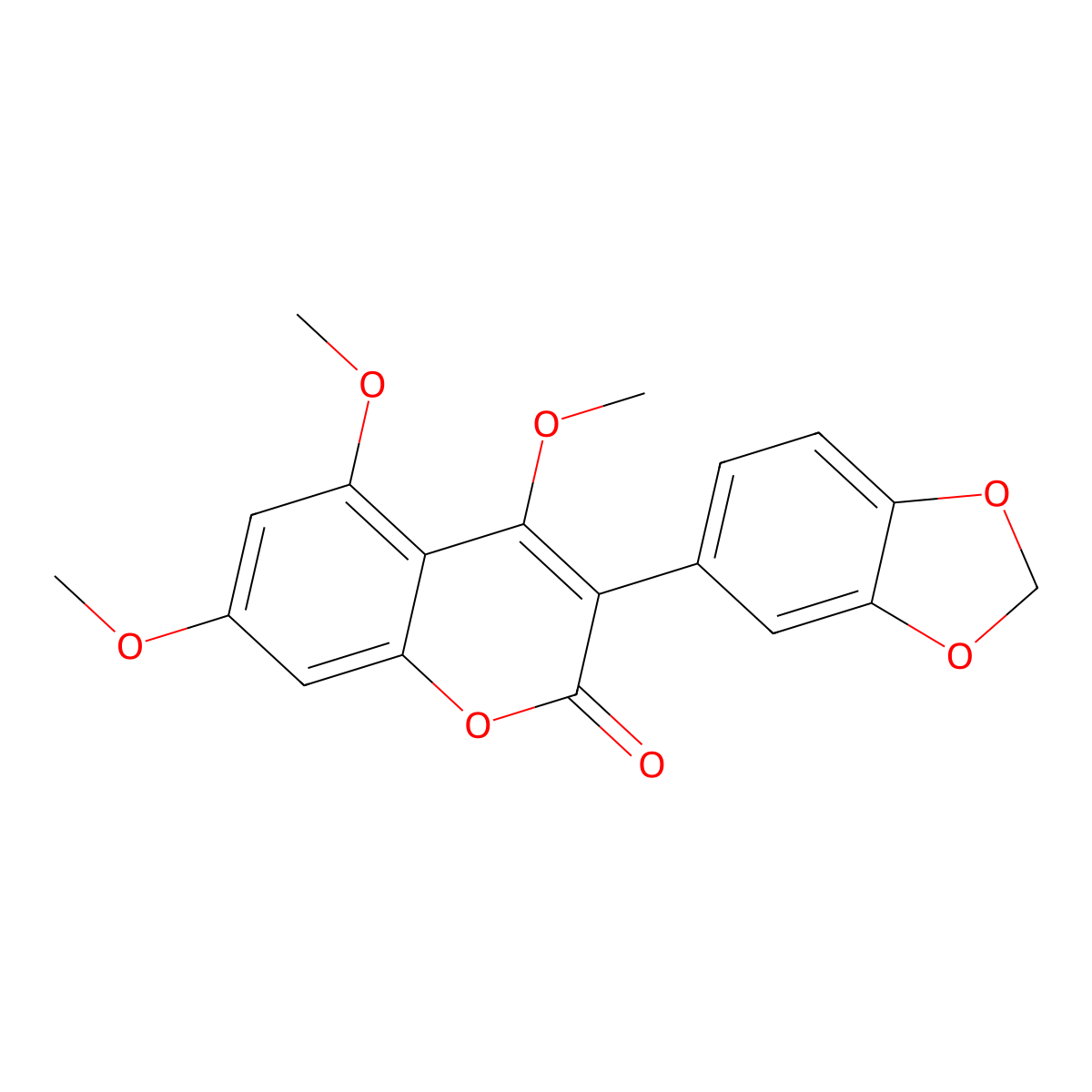 Derrusnin molecular structure, CAS 14736-62-0