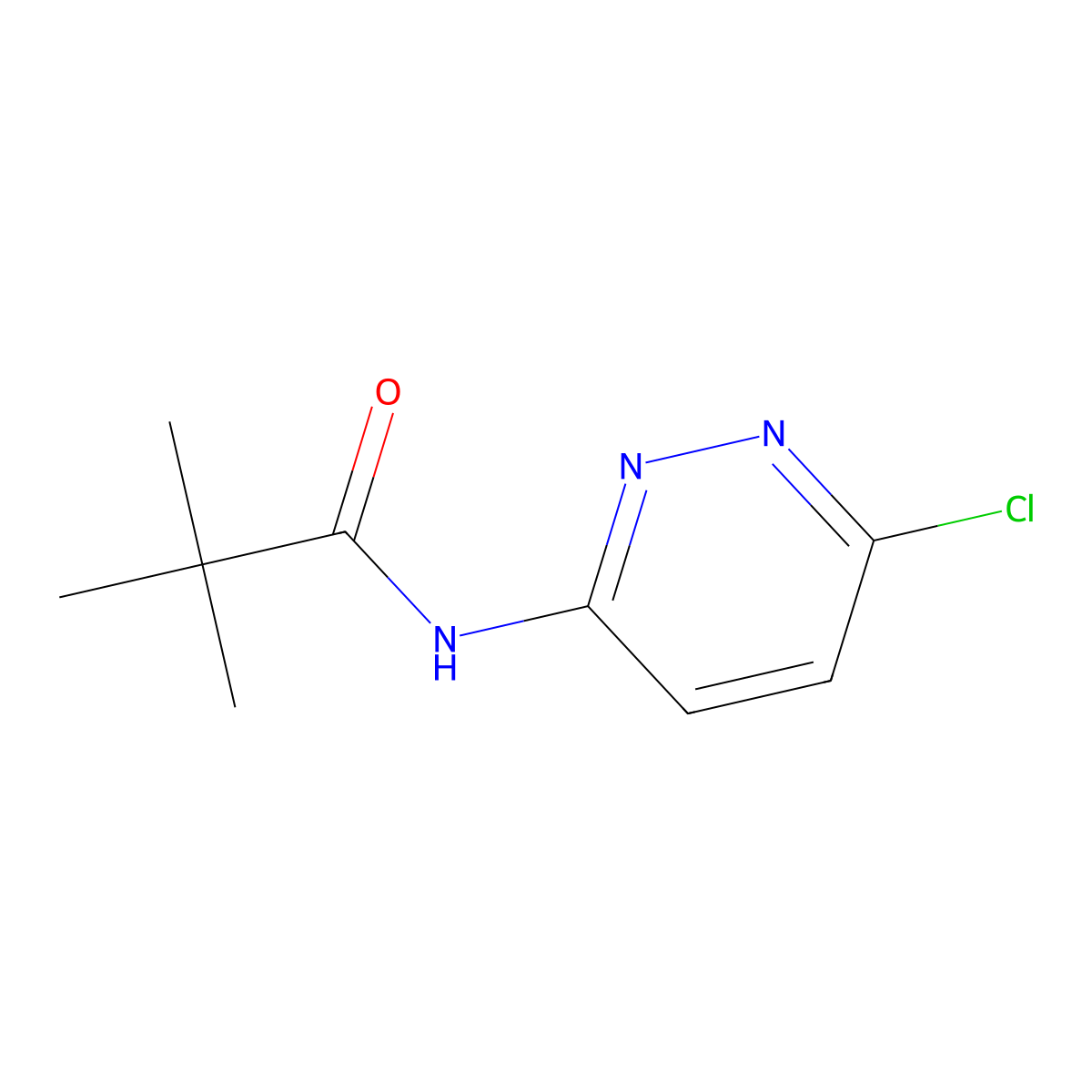 N-(6-Chloropyridazin-3-yl)pivalamide molecular structure, CAS 147362-88-7