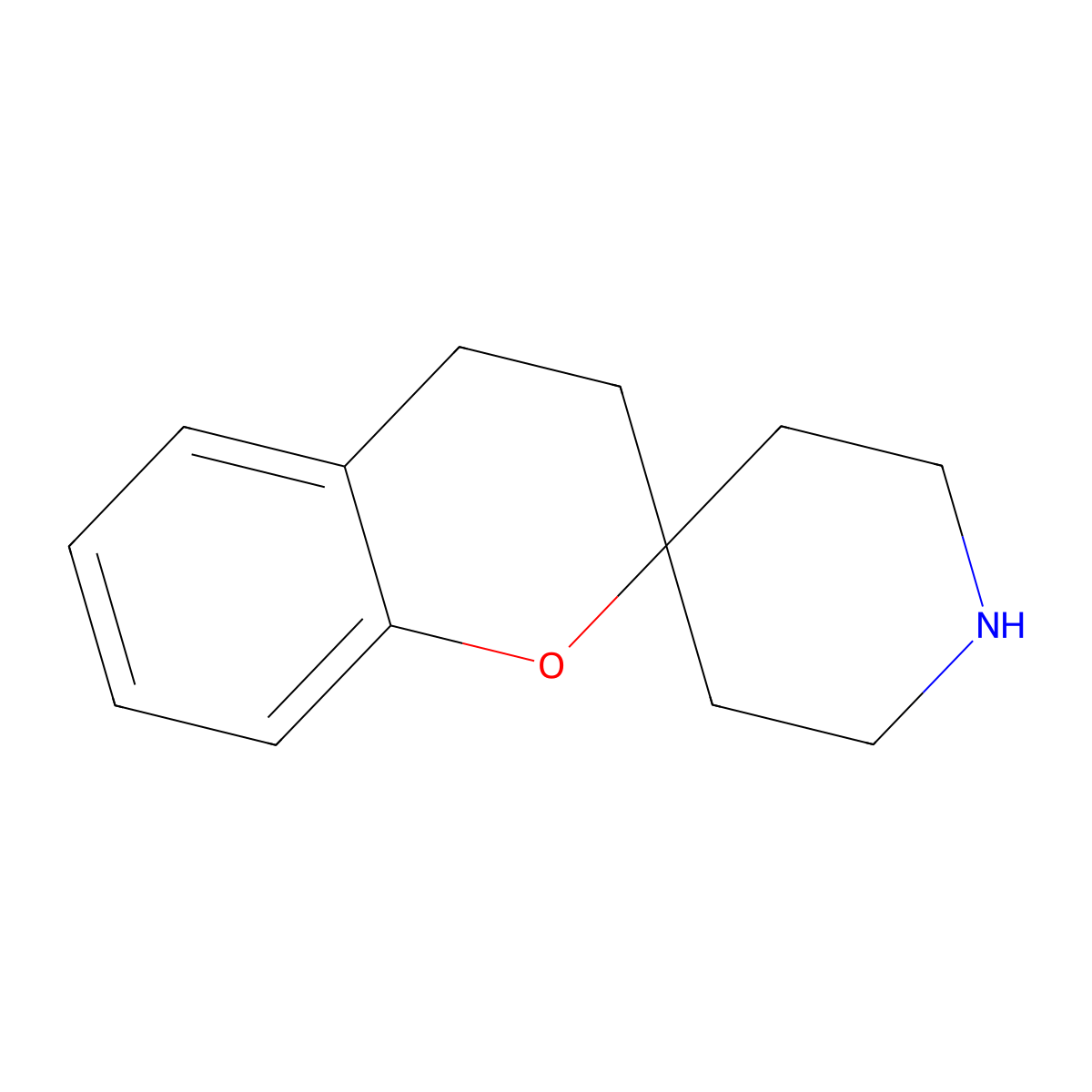 Spiro[chroman-2,4'-piperidine] molecular structure, CAS 147372-85-8