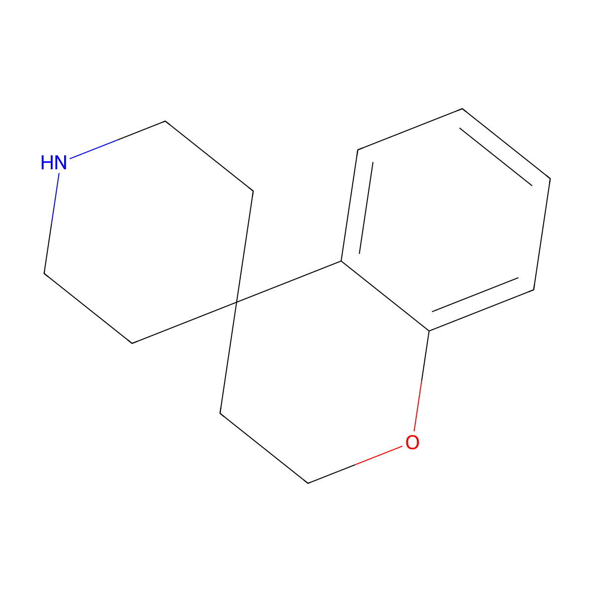 Spiro[chroman-4,4'-piperidine] molecular structure, CAS 147373-05-5
