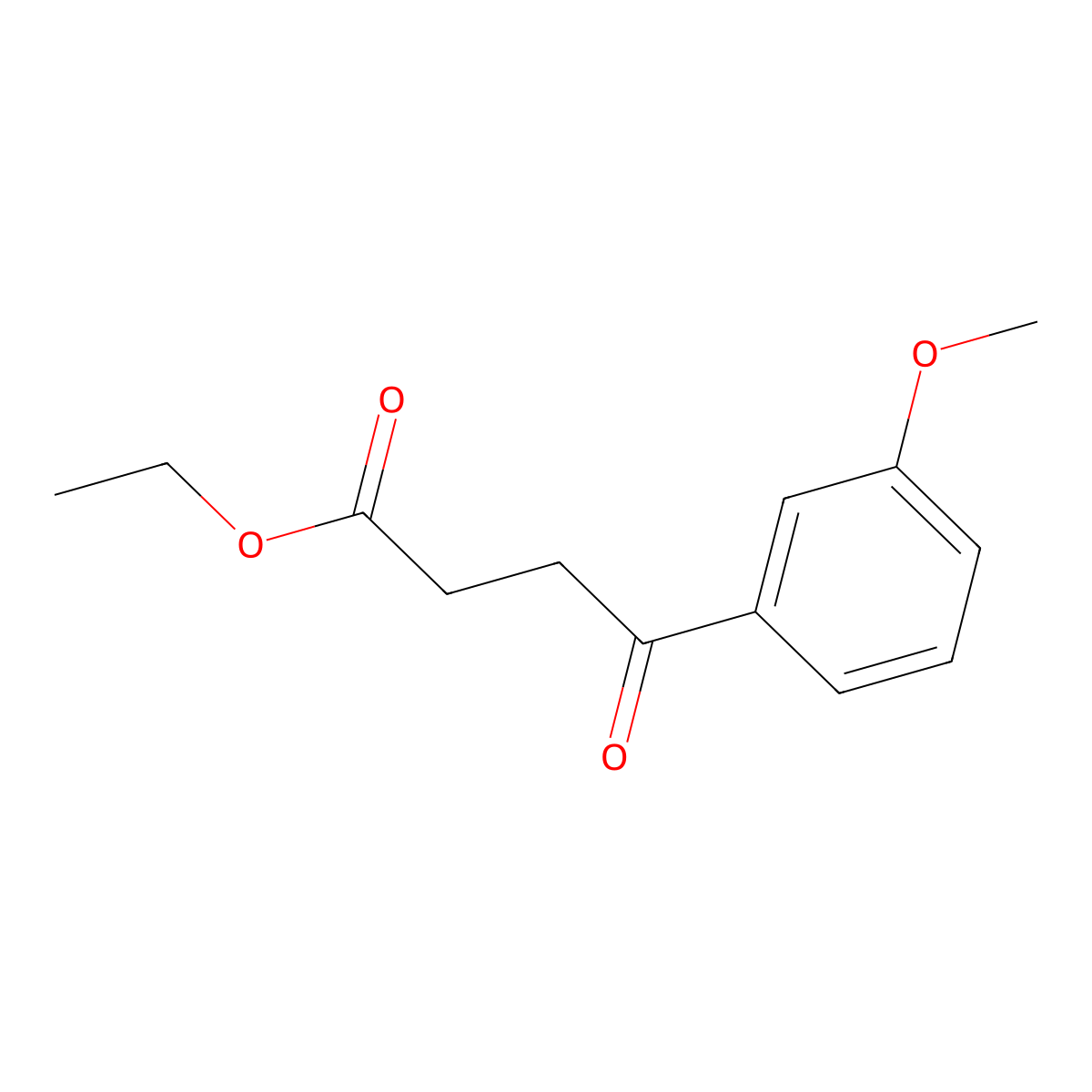 Ethyl 4-(3-methoxyphenyl)-4-oxobutyrate molecular structure, CAS 147373-96-4