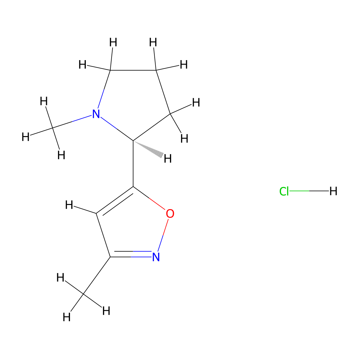 ABT-418 hydrochloride molecular structure, CAS 147388-83-8