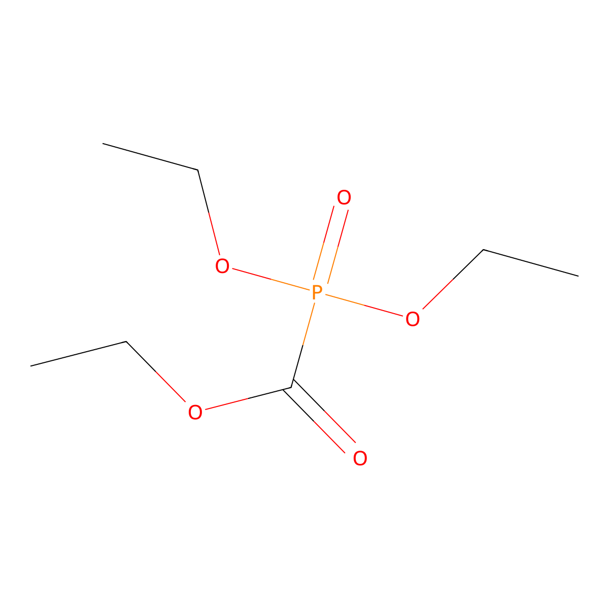 Phosphinecarboxylic acid, 1,1-diethoxy-, ethyl ester, 1-oxide molecular structure, CAS 1474-78-8