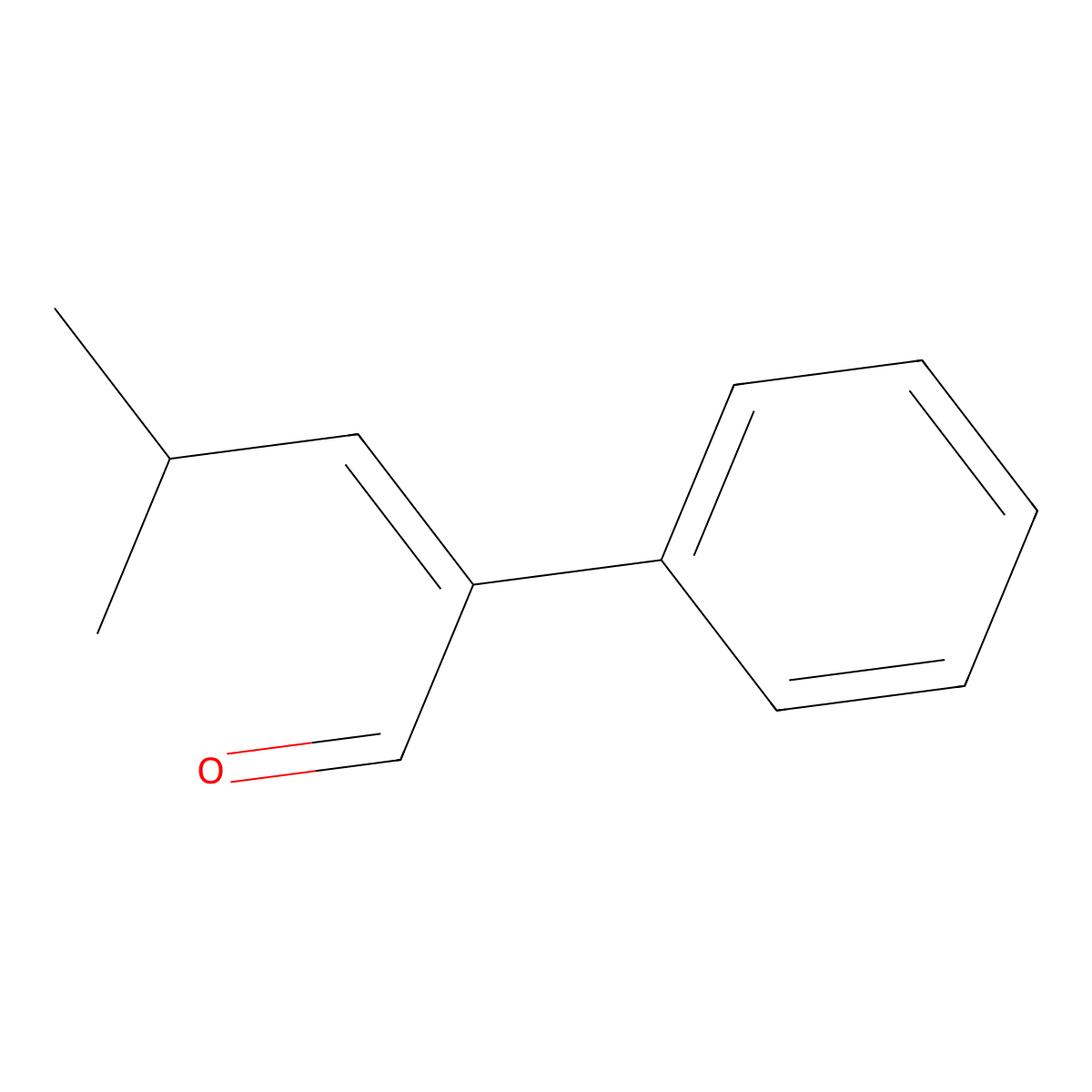 4-Methyl-2-phenylpent-2-enal molecular structure, CAS 1474032-26-2