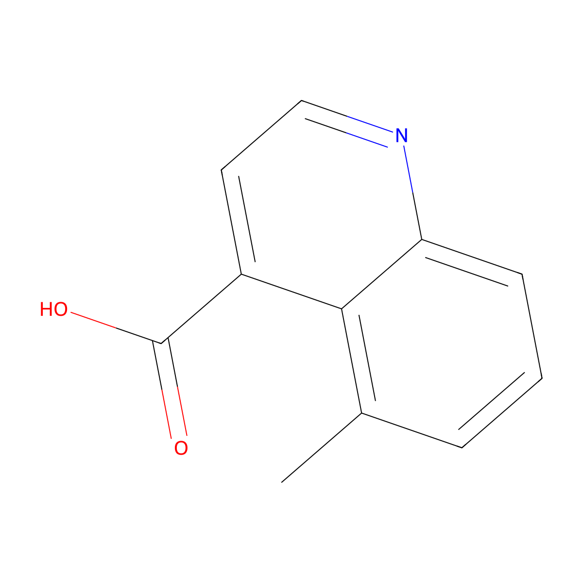 5-Methylquinoline-4-carboxylic acid molecular structure, CAS 1474034-01-9