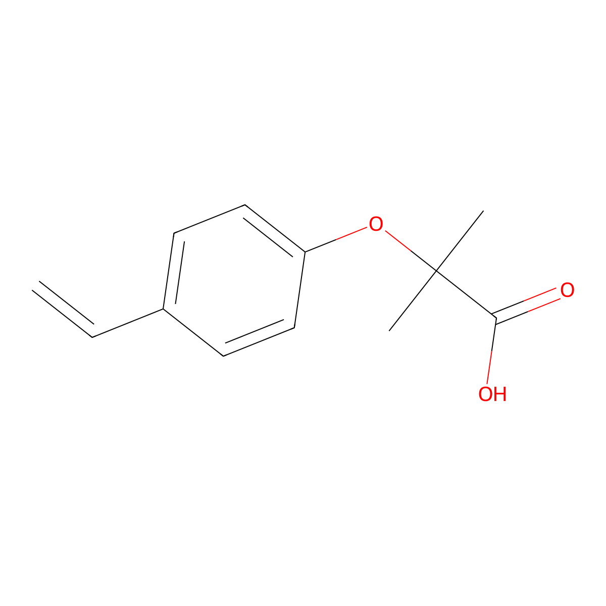 Ciprofibrate impurity A molecular structure, CAS 1474058-89-3