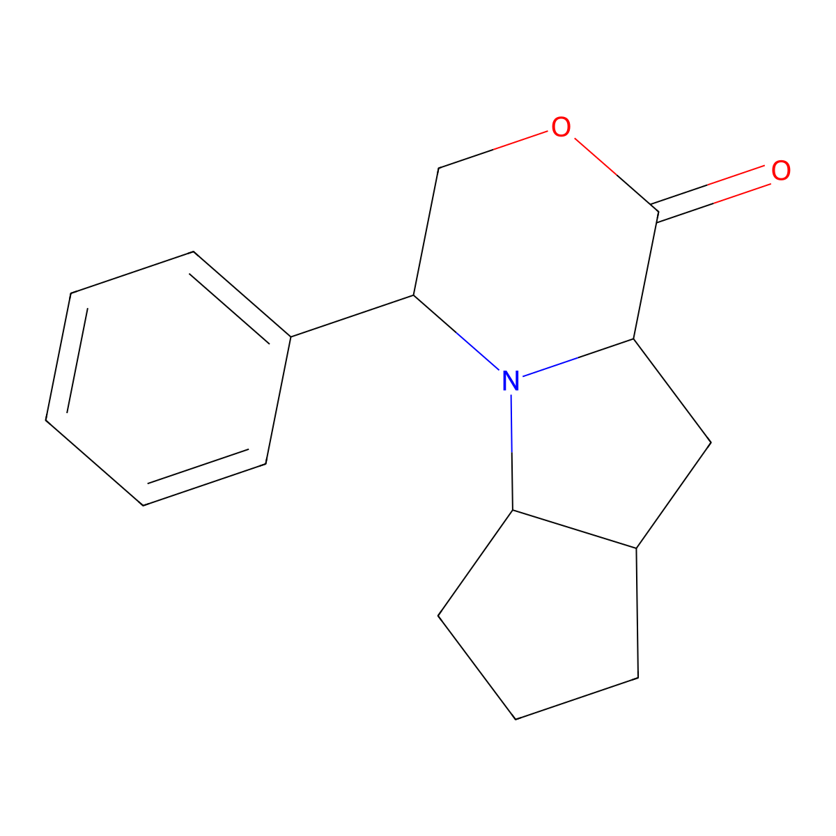 (2R,6R,8S,12S)-1-Aza-10-oxo-12-phenyltricyclo[6.4.01,8.02,6]dodecan-9-one molecular structure, CAS 147406-85-7