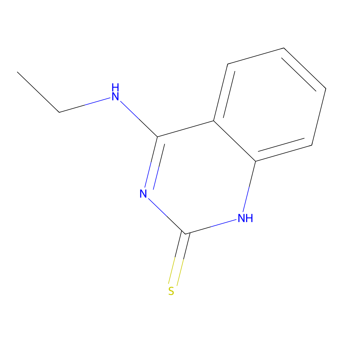 4-(Ethylamino)quinazoline-2-thiol molecular structure, CAS 147408-62-6