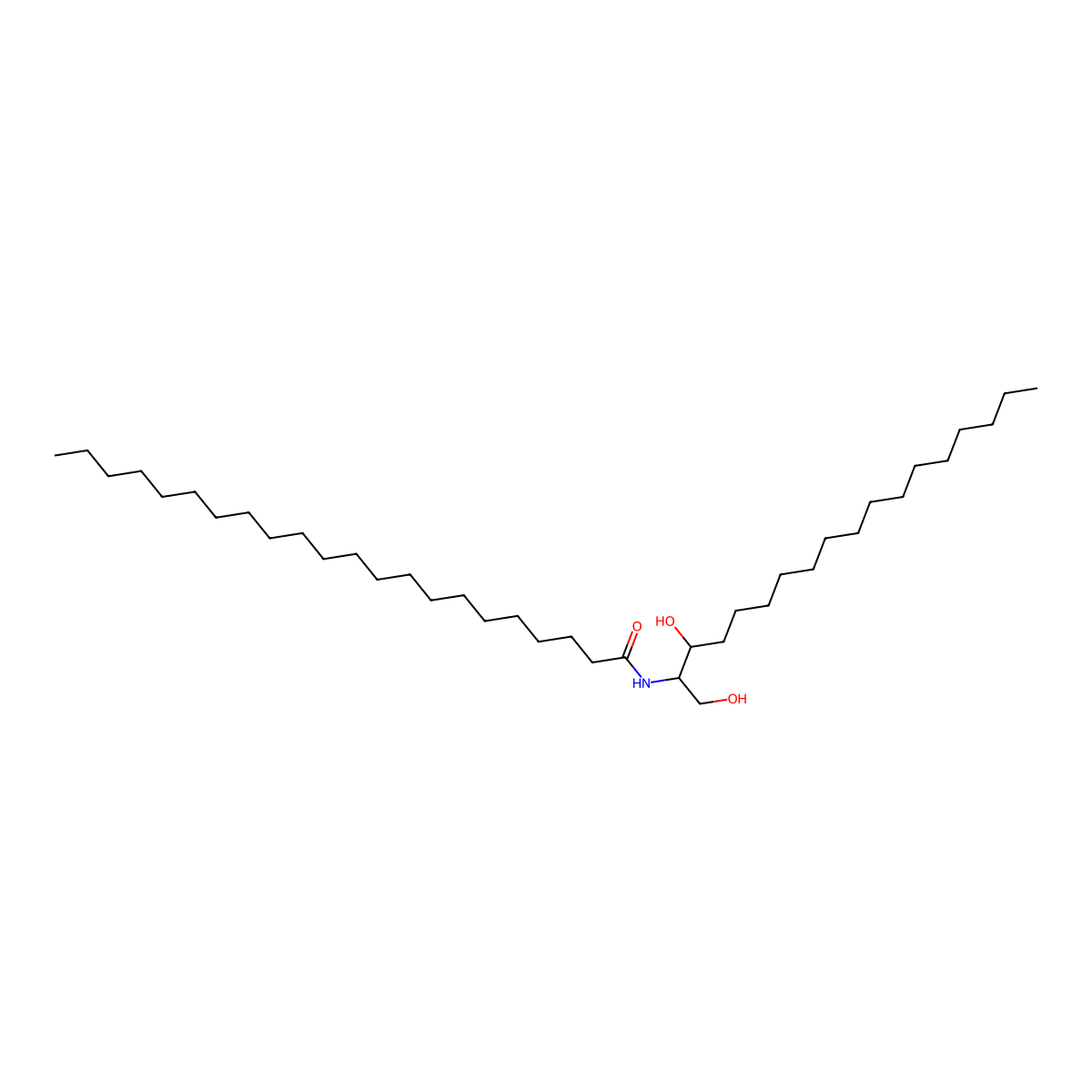 N-(docosanoyl)-sphinganine molecular structure, CAS 147492-65-7