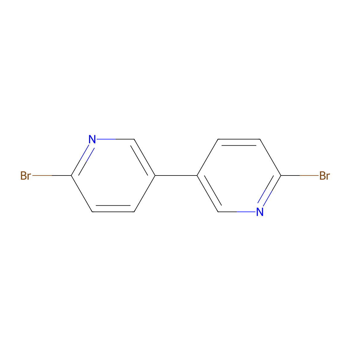 6,6'-Dibromo-3,3'bipyridine molecular structure, CAS 147496-14-8