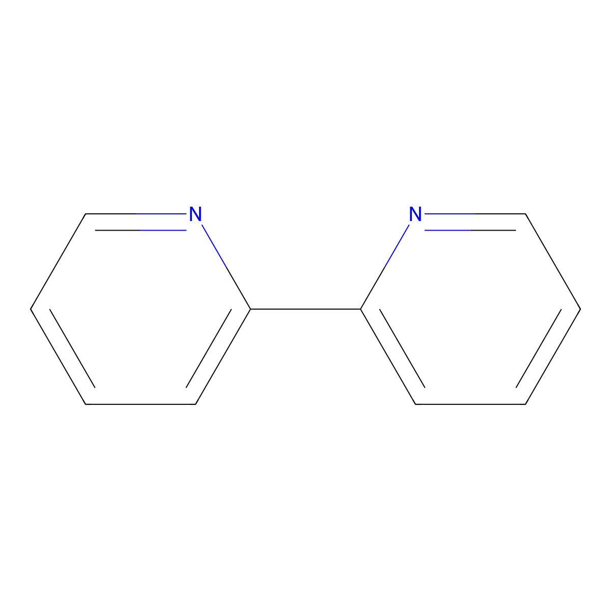 2,2'-Bipyridine molecular structure, CAS 14751-84-9
