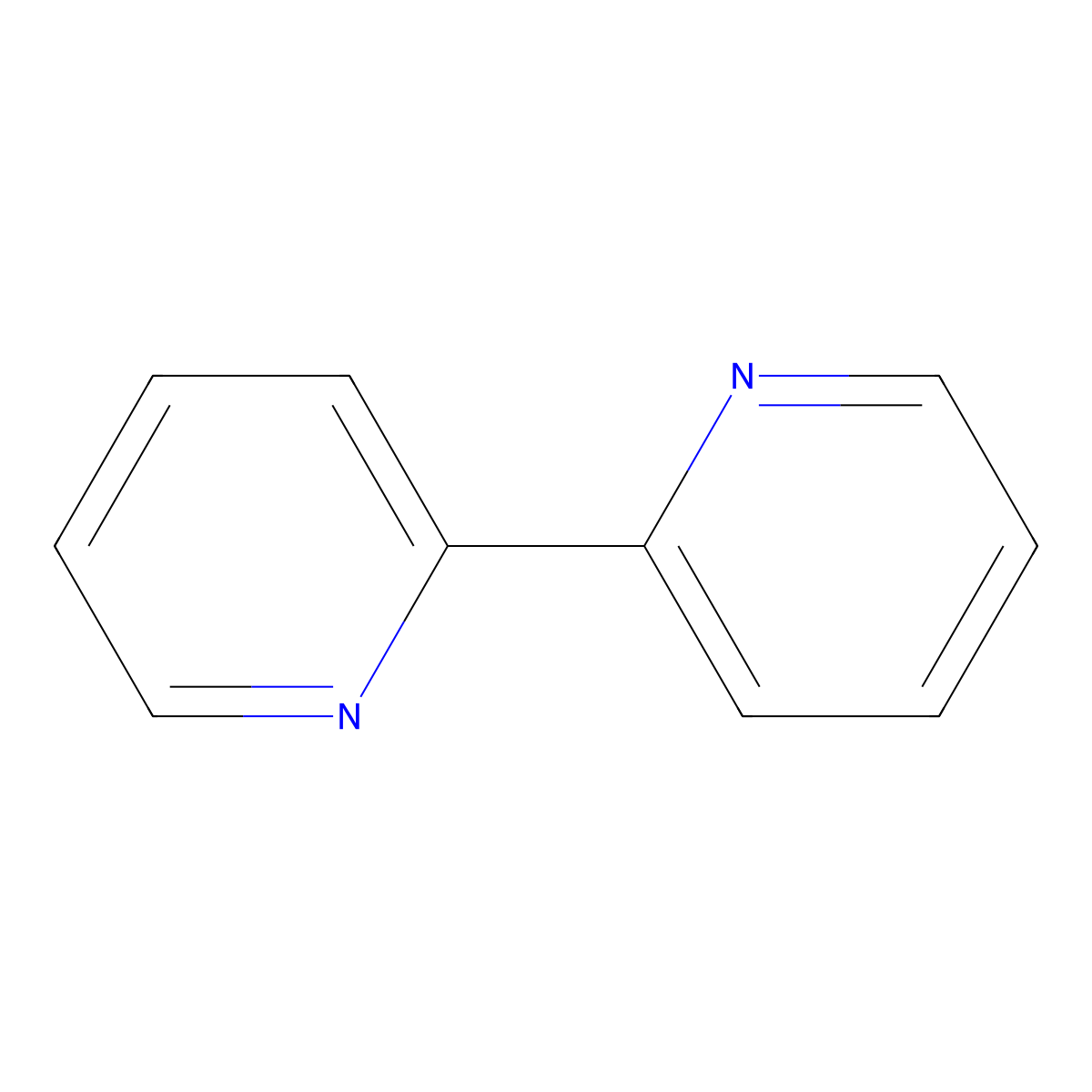 2,2'-Bipyridine molecular structure, CAS 14751-84-9
