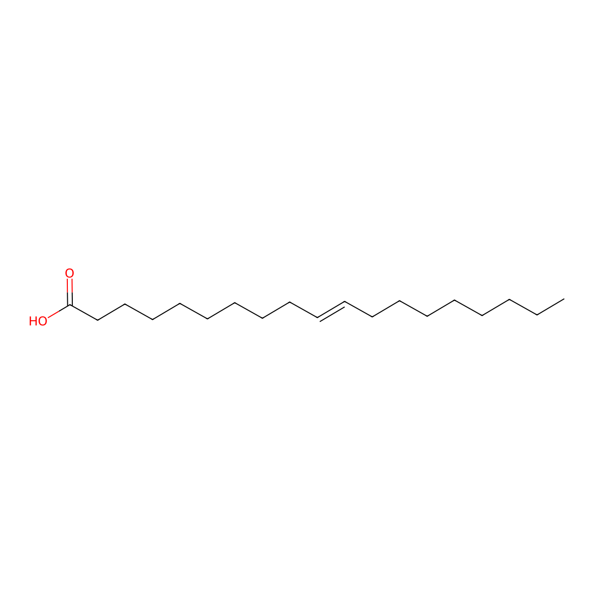 10E-nonadecenoic acid molecular structure, CAS 147527-21-7