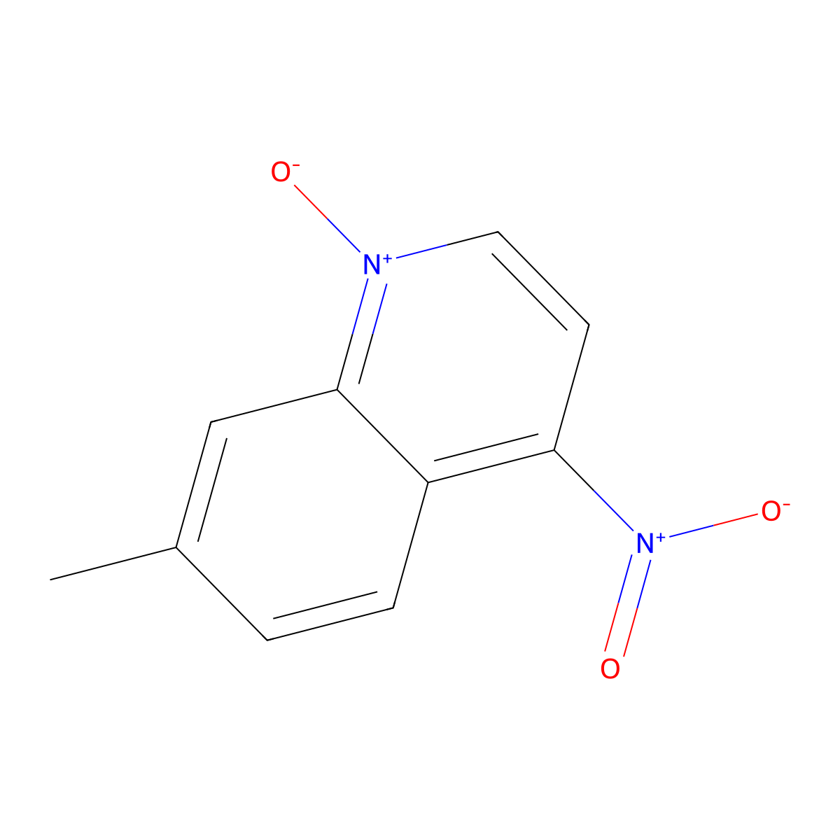 7-Methyl-4-nitroquinoline 1-oxide molecular structure, CAS 14753-13-0