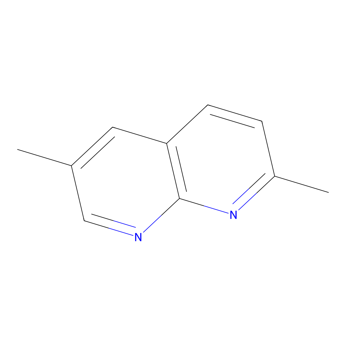 2,6-Dimethyl-1,8-naphthyridine molecular structure, CAS 14757-45-0