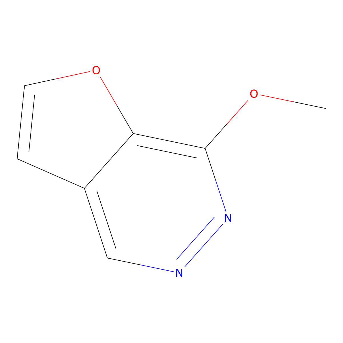 7-Methoxyfuro[2,3-d]pyridazine molecular structure, CAS 14757-88-1