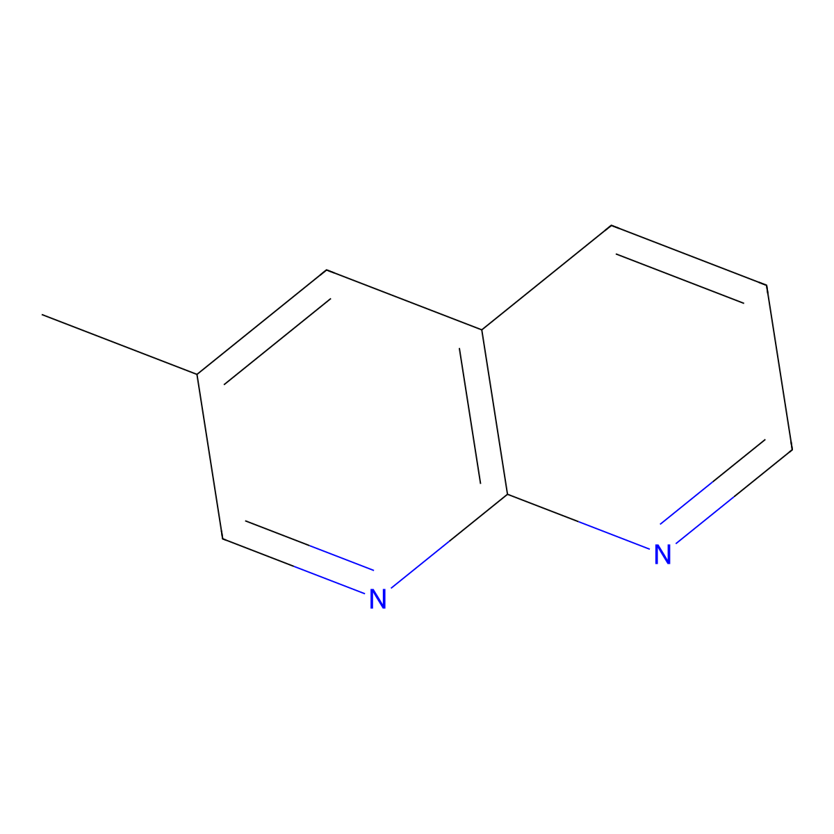 3-Methyl-1,8-naphthyridine molecular structure, CAS 14759-22-9