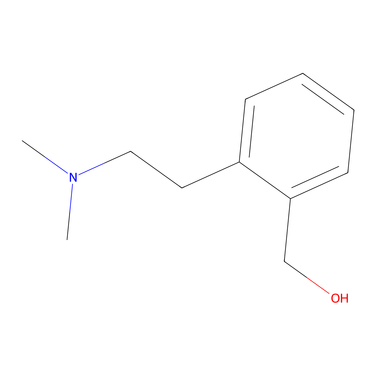 (N,N-Dimethylamino)Ethyl Benzenemethanol molecular structure, CAS 14761-78-5