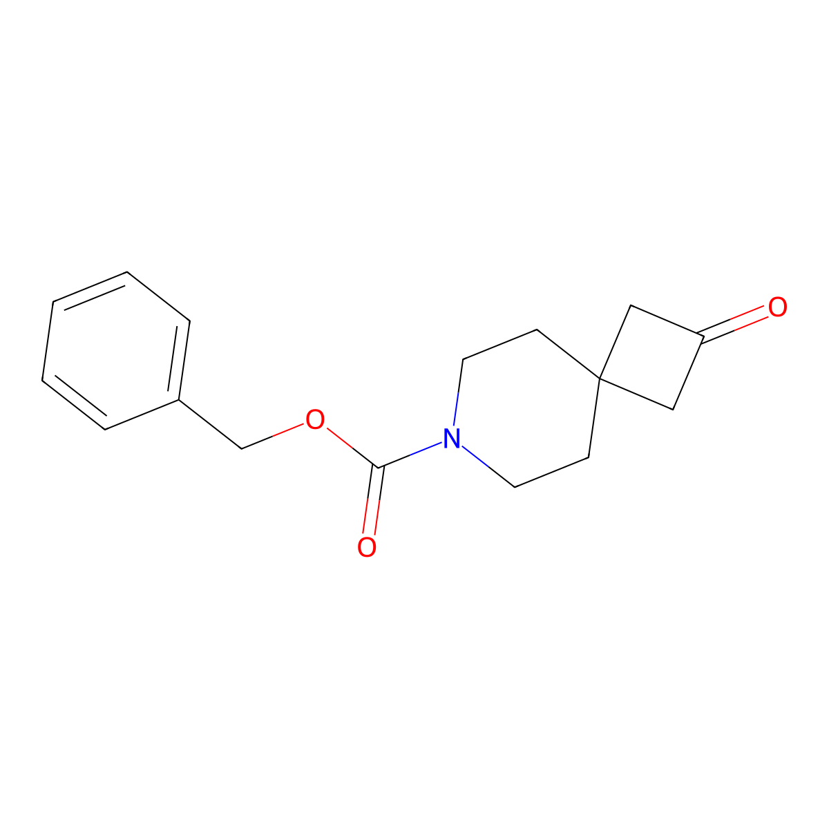 Benzyl 2-oxo-7-azaspiro[3.5]nonane-7-carboxylate molecular structure, CAS 147610-98-8