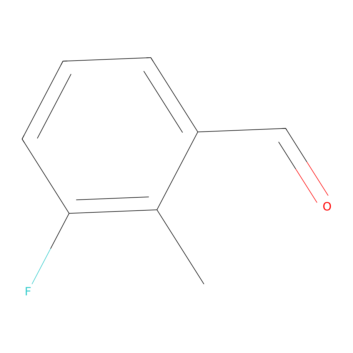 3-Fluoro-2-methylbenzaldehyde molecular structure, CAS 147624-13-3