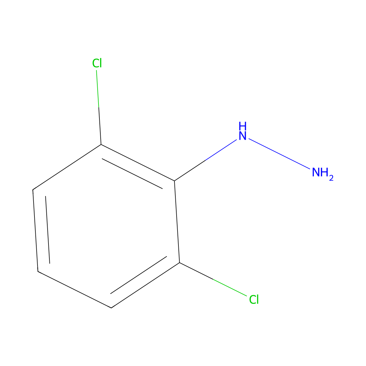 (2,6-Dichlorophenyl)hydrazine molecular structure, CAS 14763-24-7