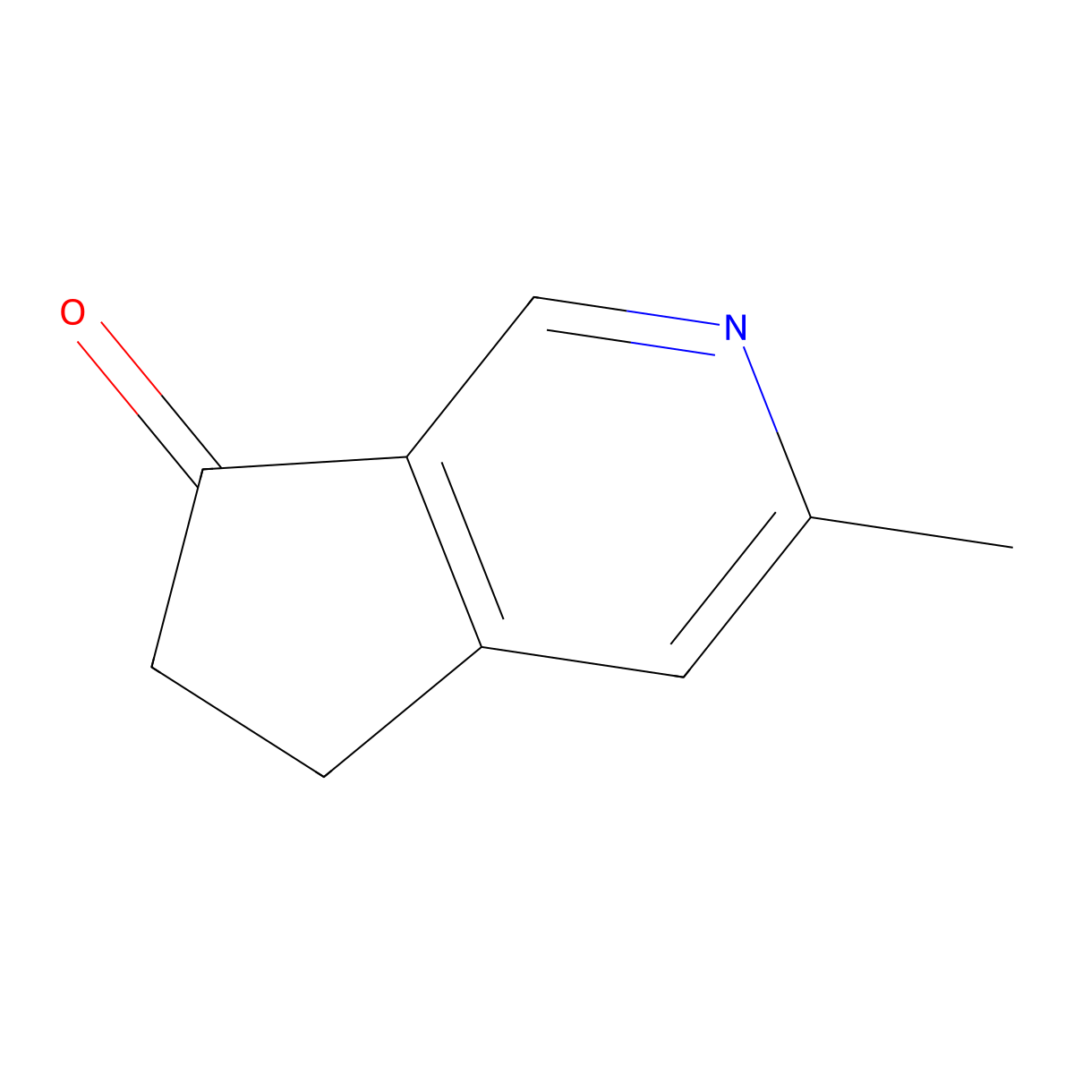 3-Methyl-5H-cyclopenta[C]pyridin-7(6H)-one molecular structure, CAS 147646-27-3